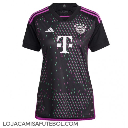 Camisa de Futebol Bayern Munich Equipamento Secundário Mulheres 2023-24 Manga Curta